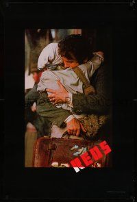 7r596 REDS 1sh '81 Warren Beatty as John Reed & Diane Keaton in Russia!