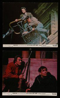 7s173 DIRTY HARRY 2 8x10 mini LCs '71 Clint Eastwood, Reni Santoni, Siegel crime classic!