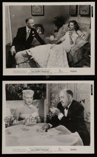 7s954 HOW TO MARRY A MILLIONAIRE 2 8x10 stills '53 William Powell, Lauren Bacall & Betty Grable!