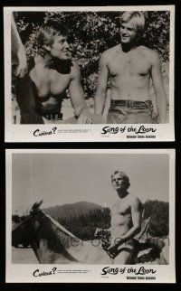 7s983 SONG OF THE LOON 2 8x10 stills '70 cowboy western gay homosexual romantic melodrama!