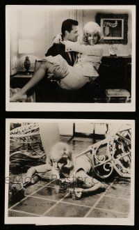 7s970 MOVE OVER, DARLING 2 English 8x10 stills '64 cool images of James Garner & pretty Doris Day!