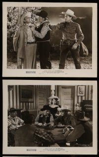 7s593 DENVER KID 8 8x10 stills '48 great images of cowboy Allan 'Rocky' Lane, Philip Ford western!