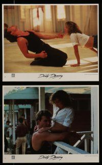 7s067 DIRTY DANCING 8 8x10 mini LCs '87 classic images of Patrick Swayze & Jennifer Grey!