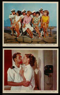 7s013 FOLLOW THE BOYS 12 color 8x10 stills '63 Connie Francis sings & the whole Navy fleet swings!