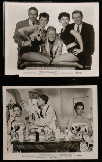 7s447 GENTLEMEN MARRY BRUNETTES 11 8x10 stills '55 sexy Jane Russell & Jeanne Crain!