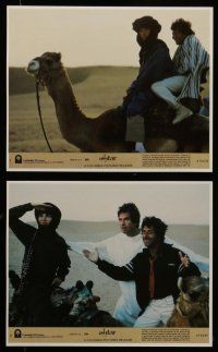 7s086 ISHTAR 8 8x10 mini LCs '87 Warren Beatty & Dustin Hoffman in desert w/pretty Isabelle Adjani!