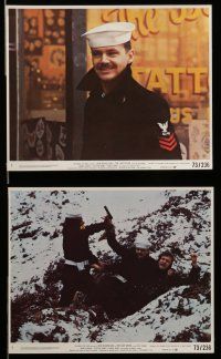 7s133 LAST DETAIL 7 8x10 mini LCs '73 Jack Nicholson, Randy Quaid, Hal Ashby Navy classic!