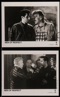 7s891 MEN OF RESPECT 3 8x10 stills '91 John Turturro, Dennis Farina, director William Reilly!