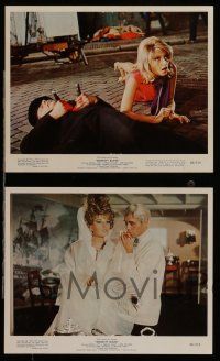 7s157 MODESTY BLAISE 4 color 8x10 stills '66 Joseph Losey, sexiest female secret agent Monica Vitti