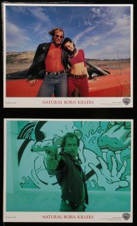 7s097 NATURAL BORN KILLERS 8 8x10 mini LCs '94 great images of Woody Harrelson & Juliette Lewis!