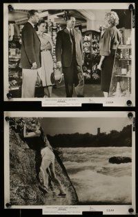 7s612 NIAGARA 8 8x10 stills '53 Casey Adams, Jean Peters, several candids, one with Monroe!