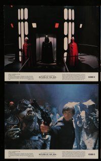 7s142 RETURN OF THE JEDI 6 8x10 mini LCs '83 Luke, Leia, Han, Darth Vader, George Lucas classic