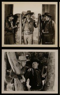 7s730 RIDERS OF THE DAWN 6 8x10 stills '37 cool western cowboy images of Jack Randall!