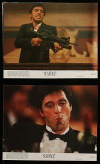 7s110 SCARFACE 8 8x10 mini LCs '83 Al Pacino as Tony Montana, Michelle Pfeiffer, De Palma!