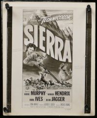 7s803 SIERRA 5 8x10 stills '50 cowboy Audie Murphy w/Wanda Hendrix in western action, Burl Ives!
