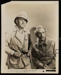 7s984 STANLEY & LIVINGSTONE 2 8x10 stills '39 Africa explorers Spencer Tracy & Cedric Hardwicke!