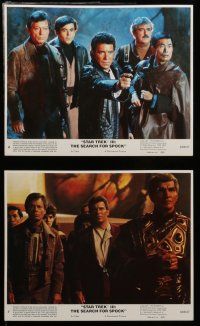 7s117 STAR TREK III 8 8x10 mini LCs '84 The Search for Spock, William Shatner, DeForest Kelley!