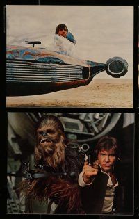 7s002 STAR WARS 8 color deluxe 8x10 stills '77 Luke Skywalker, Obi-Wan, Darth Vader, Han Solo, Leia