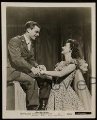 7s998 WITH A SONG IN MY HEART 2 8x10 stills '52 Susan Hayward as singer Jane Froman, Wagner & Wayne