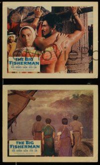 7s269 BIG FISHERMAN 3 color English FOH LCs '59 Howard Keel, Susan Kohner, director Frank Borzage!