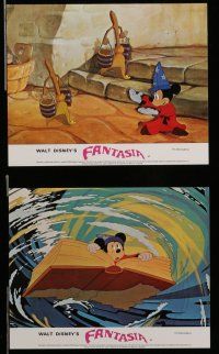 7s192 FANTASIA 8 color English FOH LCs R70s great images of Mickey Mouse & others, Disney classic!