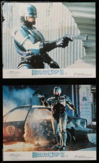 7s226 ROBOCOP 2 8 color English FOH LCs '90 cyborg policeman Peter Weller, sci-fi sequel!