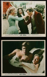 7s241 TOM JONES 8 color English FOH LCs '63 cool images of Albert Finney in costume in title role!