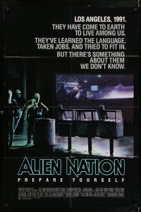 7t066 ALIEN NATION 1sh '88 they've come to Earth to live among us, they learned our language!