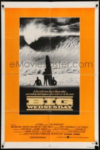 7t128 BIG WEDNESDAY int'l 1sh '78 John Milius surfing classic, cool image of surfers on beach!