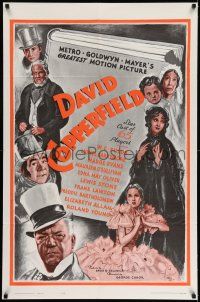 7t312 DAVID COPPERFIELD 1sh R62 W.C. Fields stars as Micawber in Charles Dickens' classic story!