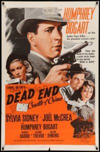 7t319 DEAD END 1sh R54 William Wyler, Sylvia Sidney, Joel McCrea, The Dead End Kids!