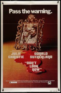 7t339 DON'T LOOK NOW 1sh '74 Julie Christie, Donald Sutherland, directed by Nicolas Roeg!