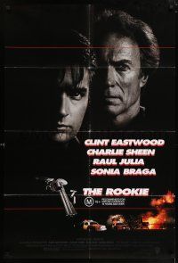 7t800 ROOKIE int'l 1sh '90 Clint Eastwood directs & stars with Charlie Sheen, Raul Julia!