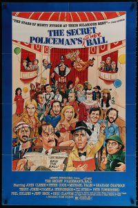 7t829 SECRET POLICEMAN'S OTHER BALL 1sh '82 wacky Evcimen art, John Cleese, English comedy!