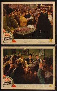 7w963 BARBARY COAST GENT 2 LCs '44 Wallace Beery gambling at roulette & taking town's fortune!
