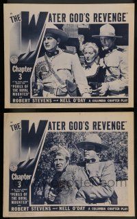 7w985 PERILS OF THE ROYAL MOUNTED 2 chapter 3 LCs '42 Columbia RCMP serial, The Water God's Revenge!