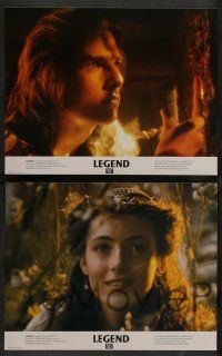 7w387 LEGEND 8 English LCs '86 Tom Cruise, Mia Sara, Ridley Scott, wonderful fantasy images!