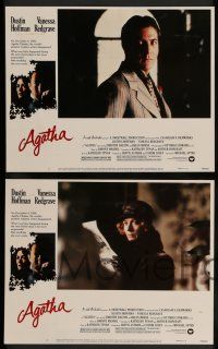 7w828 AGATHA 6 LCs '79 images of Dustin Hoffman & Vanessa Redgrave as Christie!