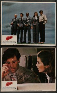 7w028 AIRPLANE II 8 LCs '82 Robert Hays, Julie Hagerty, Peter Graves, William Shatner, zany sequel!
