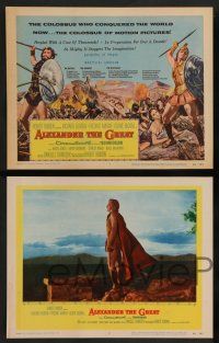 7w032 ALEXANDER THE GREAT 8 LCs '56 Richard Burton, Frederic March as Philip of Macedonia!