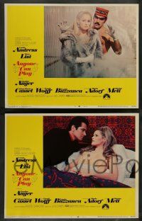 7w046 ANYONE CAN PLAY 8 LCs '68 sexy Claudine Auger, Ursula Andress, Virna Lisi, Marisa Mell!
