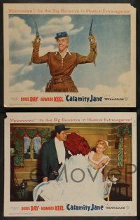 7w805 CALAMITY JANE 7 LCs '53 pretty cowgirl Doris Day singing in title role!