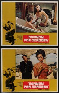 7w117 CANNON FOR CORDOBA 8 LCs '70 images of George Peppard, sexy Giovanna Ralli & Raf Vallone!