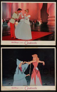 7w138 CINDERELLA 8 LCs R87 Disney classic cartoon love story, the greatest since Snow White!