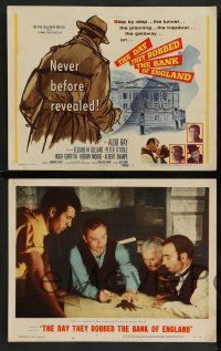 7w173 DAY THEY ROBBED THE BANK OF ENGLAND 8 LCs '60 Aldo Ray, Elizabeth Sellars, Peter O'Toole!