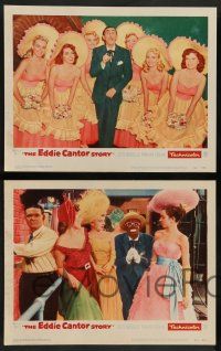 7w208 EDDIE CANTOR STORY 8 LCs '53 Keefe Brasselle in the title role, biographical musical!