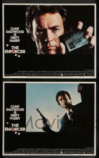 7w213 ENFORCER 8 LCs '76 Clint Eastwood as Dirty Harry, Bradford Dillman, Harry Guardino, sequel!