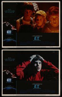 7w204 E.T. THE EXTRA TERRESTRIAL 8 LCs '82 Steven Spielberg classic, Henry Thomas, Drew Barrymore!