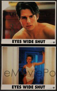 7w221 EYES WIDE SHUT 8 LCs '99 Stanley Kubrick, Tom Cruise, sexy Nicole Kidman!
