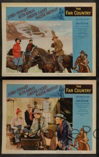 7w901 FAR COUNTRY 4 LCs R62 James Stewart, Ruth Roman, directed by Anthony Mann!